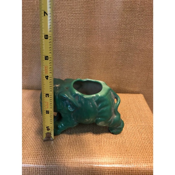 Green Ceramic Elephant - Picture 4 of 4